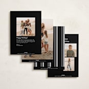 "Life in film" - Holiday Cards in Film by Maja Cunningham - Back of Card Options