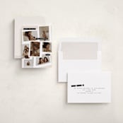 "Uniquely Us" - Holiday Cards in Marshmallow by Claudia Orengo - Assembled