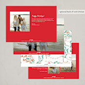 "Rockin' around the world" - Holiday Cards in Peppermint by Sarah Knight - Back of Card Options
