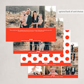 "good times ahead" - Holiday Cards in Snow by Sarah Curry - Back of Card Options
