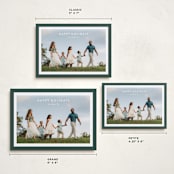 "Bold Frame" - Holiday Cards in Evergreen by Stacey Meacham - Formats Available