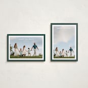 "Bold Frame" - Holiday Cards in Evergreen by Stacey Meacham - Photo Orientation Options