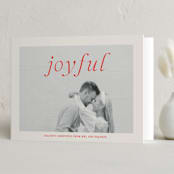 "Frankly" - Holiday Cards in Cardinal by Ani Somi - Folded Card