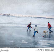 "Aquarelle" - Holiday Cards in Ash by cambria - Detail