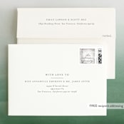 "Aquarelle" - Holiday Cards in Ash by cambria - FREE Recipient Addressing
