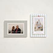 "Coastal Garland" - Holiday Cards in Winter Mint by Everett Paper Goods - Photo Orientation Options