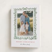 "Fir Frame" - Holiday Cards in Evergreen by Petra Kern - Folded Card