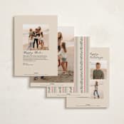 "Rustic Romance" - Holiday Cards in Wreath by Leia Matt - Back of Card Options