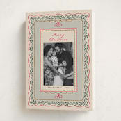 "Rustic Romance" - Holiday Cards in Wreath by Leia Matt - Folded Card