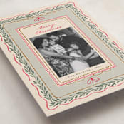 "Rustic Romance" - Holiday Cards in Wreath by Leia Matt - Detail