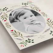 "Merry Round" - Holiday Cards in Buttercream by Lindsay Megahed - Detail