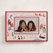 "North Pole Party" - Holiday Cards in Santa by Julie Murray - Front