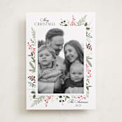 "Always Merry" - Holiday Cards in Candy Cane by Susan Moyal - Front