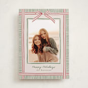 "Holiday Wrap" - Holiday Cards in Moss by Chris Griffith - Front