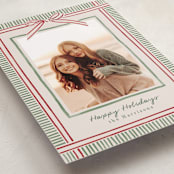 "Holiday Wrap" - Holiday Cards in Moss by Chris Griffith - Detail