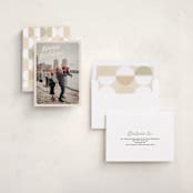 "Vintage Postcard" - Holiday Cards in Buttercream by Morgan Kendall - Assembled