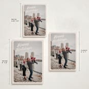 "Vintage Postcard" - Holiday Cards in Buttercream by Morgan Kendall - Formats Available