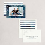 "Snowy Inky" - Holiday Cards in Midnight by Penny Eversole - Assembled