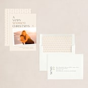 "Very Married" - Holiday Cards in Winter Rose by Ana de Sousa - Assembled