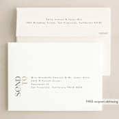 "Very Married" - Holiday Cards in Winter Rose by Ana de Sousa - FREE Recipient Addressing