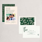 "Fun Snap" - Holiday Cards in Pine by Annie Clark - Assembled