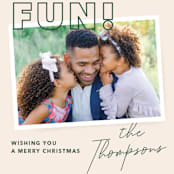 "Fun Snap" - Holiday Cards in Pine by Annie Clark - Detail