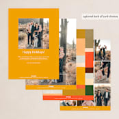 "Plaidish frame" - Holiday Cards in Bushwick by Claire - Back of Card Options