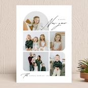 "Joyful pieces" - Holiday Cards in Snow by Ana de Sousa - Front