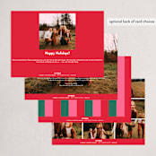 "color" - Holiday Cards in Pine by Lauren Chism - Back of Card Options