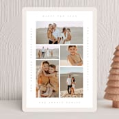 "Portraits" - Holiday Cards in Eggnog by Leah Bisch - Front