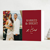 "Oh so bright" - Holiday Cards in Brick by Jessica Corliss - Folded Card