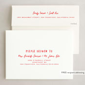 "Feline Merry" - Holiday Cards in Santa Suit by Chryssi Tsoupanarias - FREE Recipient Addressing