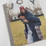 "Up" - Holiday Cards in Classic Plaid by Sara Hicks Malone - Detail