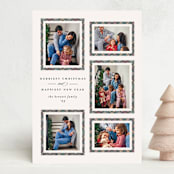 "Plaid Gallery" - Holiday Cards in Eggnog by Erica Krystek - Front