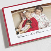 "Kennedy" - Holiday Cards in Poinsettia by Amy Kross - Detail