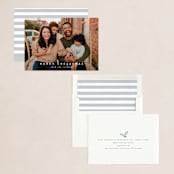 "The Press" - Holiday Cards in Vanilla by Carolyn MacLaren - Assembled