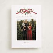 "Greenery Swag" - Holiday Cards in Santa by Everett Paper Goods - Front