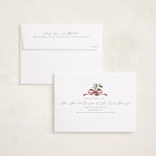 "Greenery Swag" - Holiday Cards in Santa by Everett Paper Goods - FREE Recipient Addressing