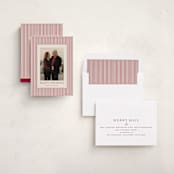 "The Prep" - Holiday Cards in Cranberry by Kristie Kern - Assembled