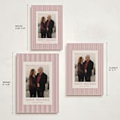 "The Prep" - Holiday Cards in Cranberry by Kristie Kern - Formats Available