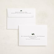 "Classic Greenery" - Holiday Cards in Winter Berry by Susan Moyal - FREE Recipient Addressing