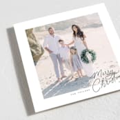 "Merrily Written" - Holiday Cards in Juniper by Jenna Holcomb - Detail