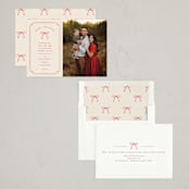 "Vintage Holiday Frame" - Holiday Cards in Candy Cane by Ashlee Townsend - Assembled