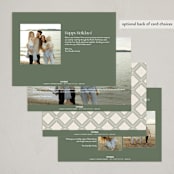 "Between" - Holiday Cards in Balsam by Kristie Kern - Back of Card Options
