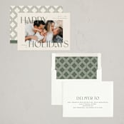"Between" - Holiday Cards in Balsam by Kristie Kern - Assembled