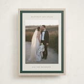 "Modern striped frame" - Holiday Cards in Forest by Jackie Crawford - Front
