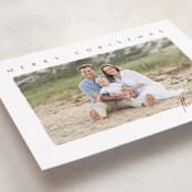 "Merry & Minimal" - Holiday Cards in Wine by Ekko Studio - Detail
