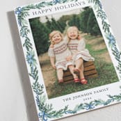 "traditional christmas" - Holiday Cards in Frosty Blue by Angel Walker - Detail