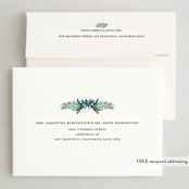 "traditional christmas" - Holiday Cards in Frosty Blue by Angel Walker - FREE Recipient Addressing
