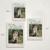 "Sleighs" - Holiday Cards in Evergreen by Megan Davis - Formats Available